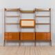 Armoire de barre murale indépendante scandinave Ergo et 3 armoires et avec 7 étagères, par John