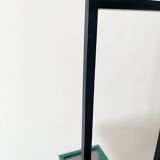 Vintage Green and black Metal Umbrella Stand, Rockabilly Style, 1950s