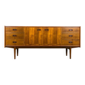 Buffet en noyer vintage par Bfm, années 1960, Pologne