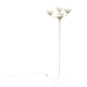 Lampe sur pied en verre et métal par E.R. Nele pour Temde, années 1960