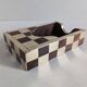 Art Deco box, rosewood and brass