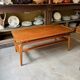 Danish coffee table in teak and rope by Arne Hovmand Olsen
