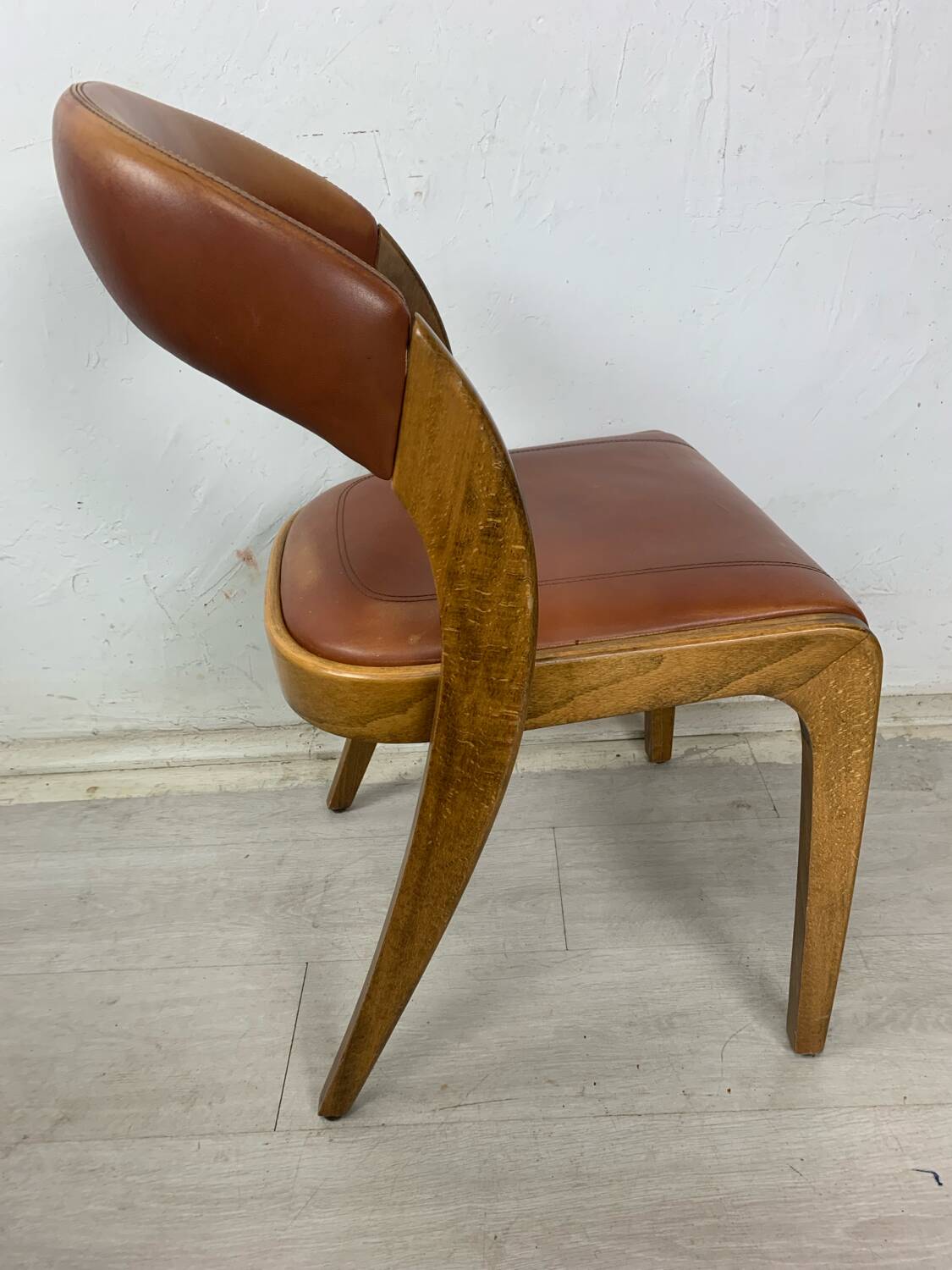 Pair of Baumann gondola chairs