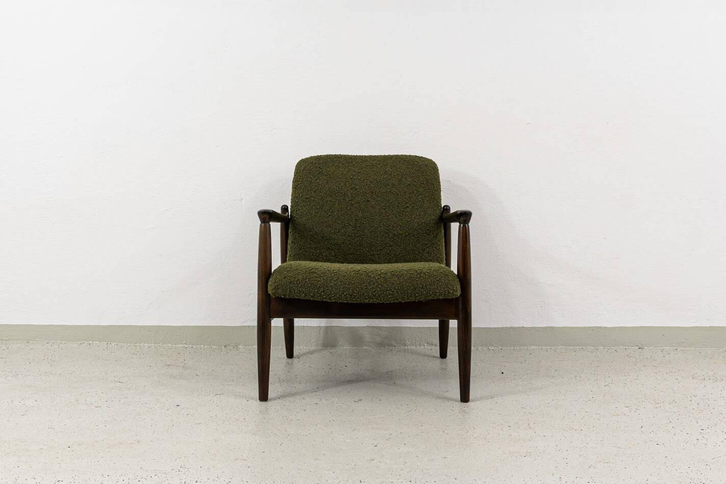 Vintage armchair GFM-64 by Edmund Homa, GFM, Poland, 1960s