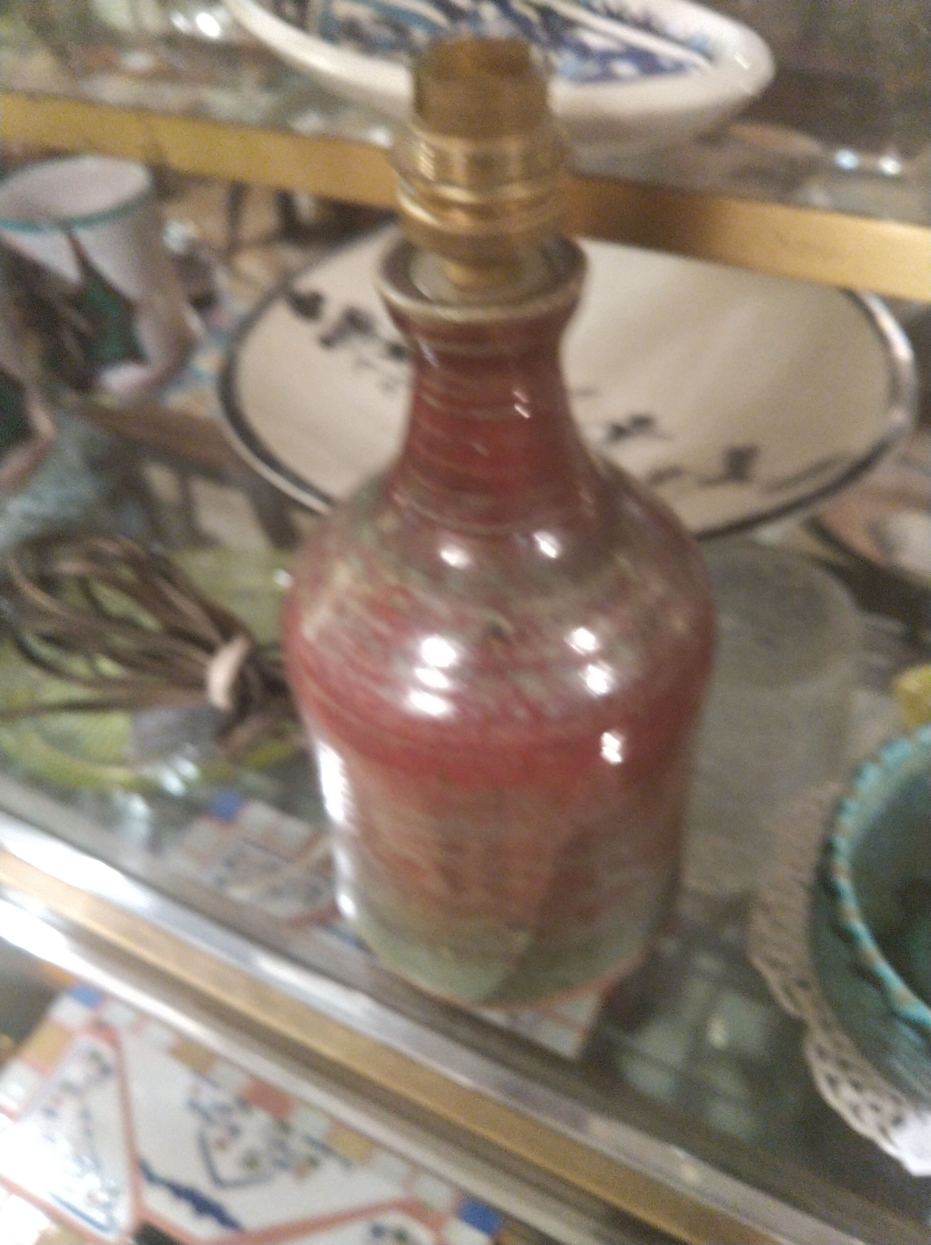 Font Gombault ceramic lamp base