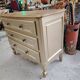 Vintage commode relooked in gold - 1950s