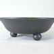 Fruit cup in black ceramic matte