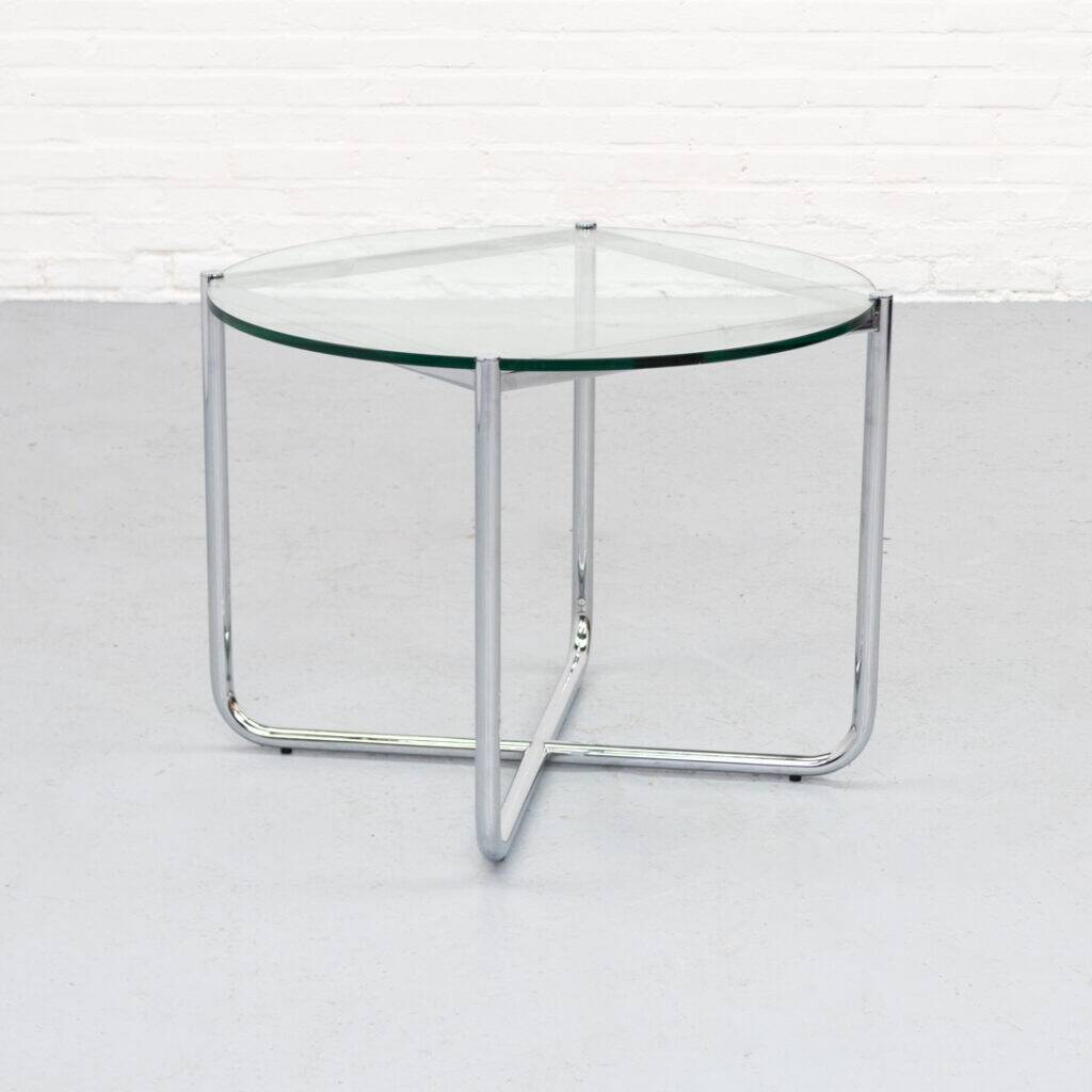MR coffee table Mies van der Rohe for Knoll, 1980s