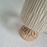 Handmade rope lamp