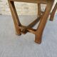 Solid wood coffee table, brutalist