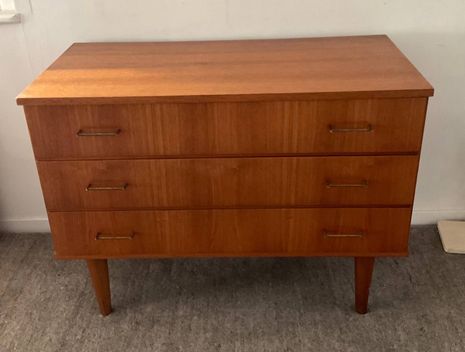 Commode scandinave en teck années 60-70