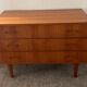 Commode scandinave en teck années 60-70