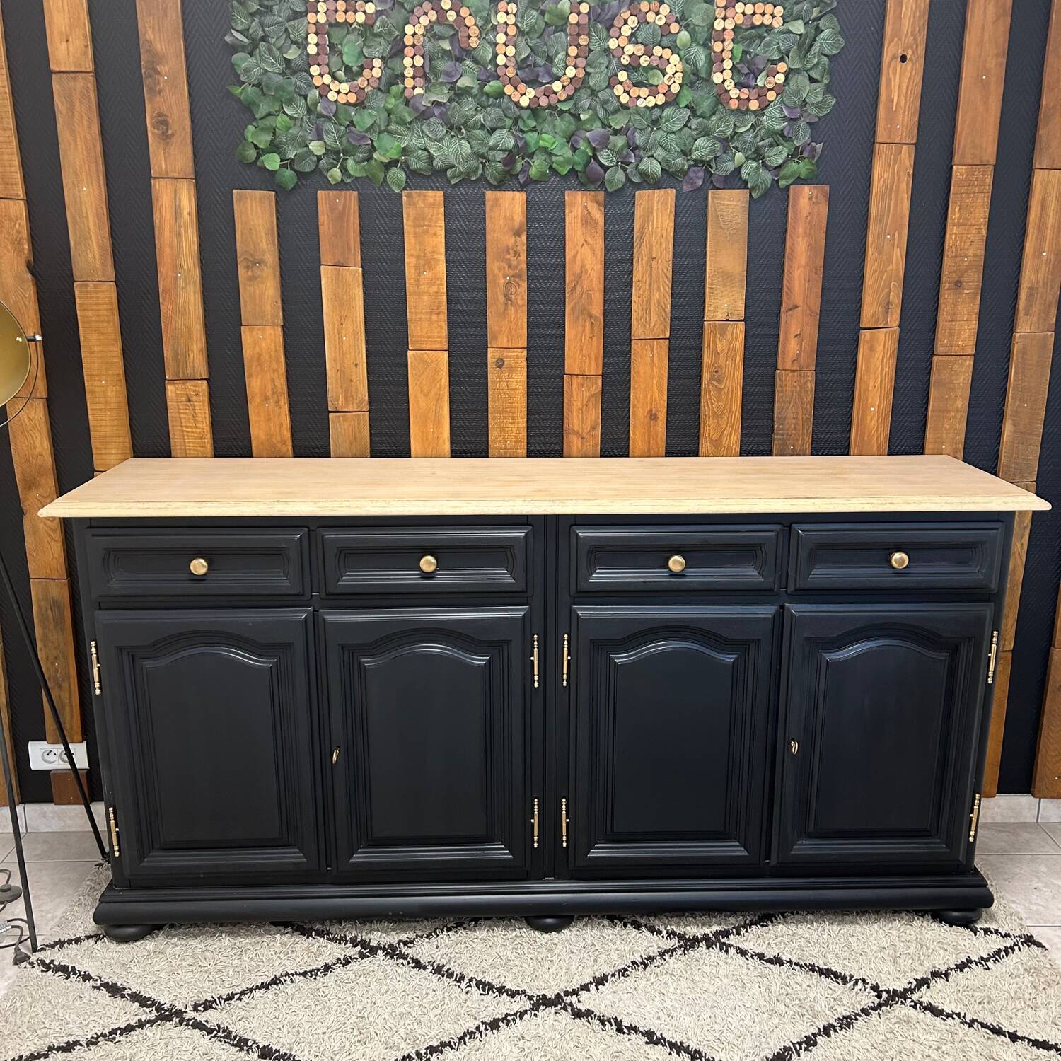 Old industrial sideboard revamped