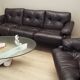 Leather living room set, Italian design, 60s, manufacturer: B&B Italia, designer: Tobia Scarpa