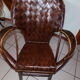 Old chair in chestnut tree