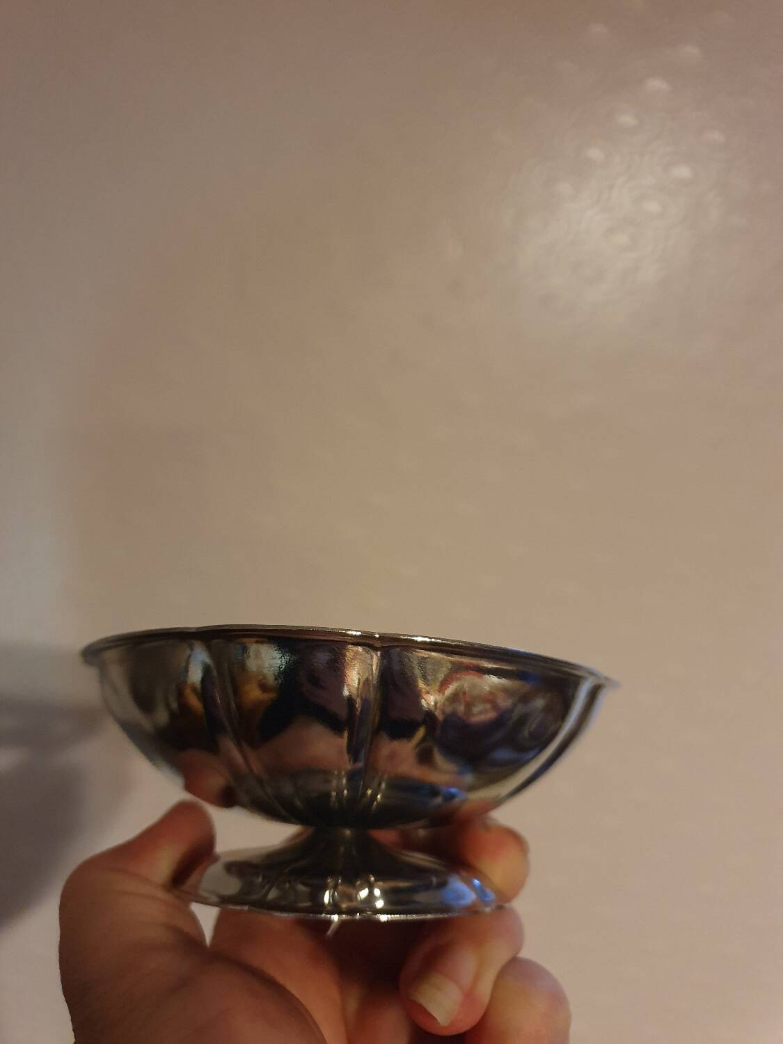 Set of 11 vintage 70's stainless steel ice cream cups