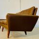 Vintage retro Danish mid-century G. Thams 4 person sofa in brown leather 1960