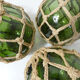 3 boules de verre flotteurs pour jardin aquatique vintage