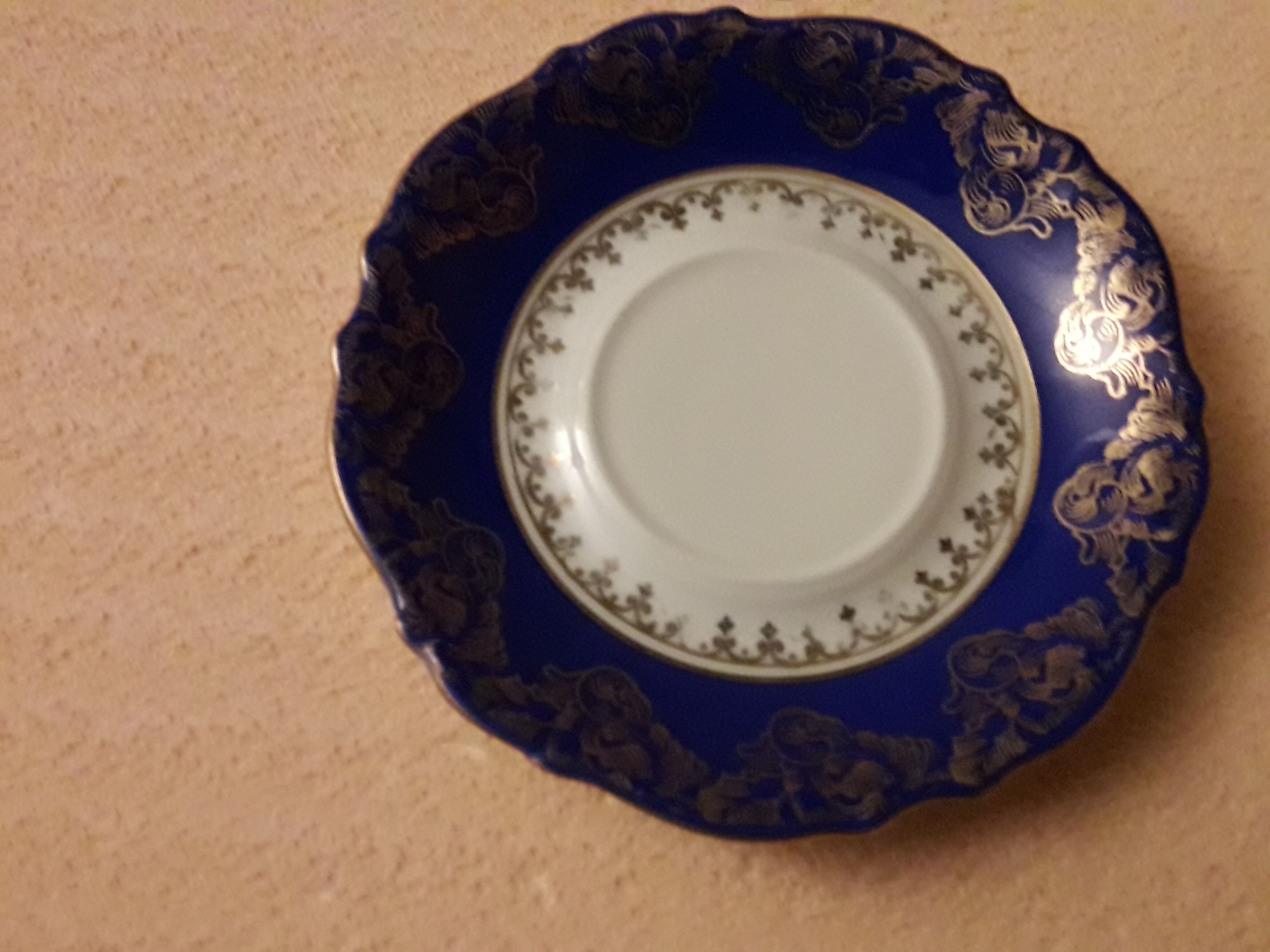 Cup with blue RW Bavaria saucer