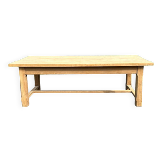 Large solid oak farm table