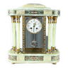 Column Clock in Onyx and Enamels, Napoleon III Period – Mid-19th Century