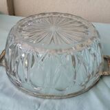 Glass salad bowl