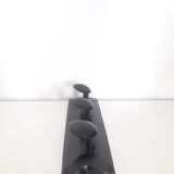 Wall coat rack -Genexco - 3 metal hooks - 1990