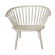 Fauteuil scandinave bois blanc
