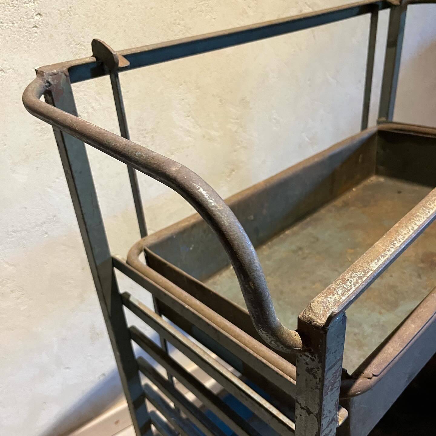 Industrial trolley or trolley in steel 1930/40