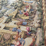 Vintage French tapestry Jaquar 84 x 201 cm