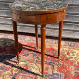 Table bouillotte en noyer d’époque directoire XVIII eme siècle