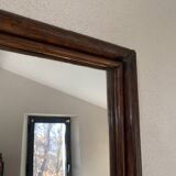 Wooden mirror 37x60 cm, 80s
