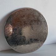 Dessous de plat en métal argenté anglais