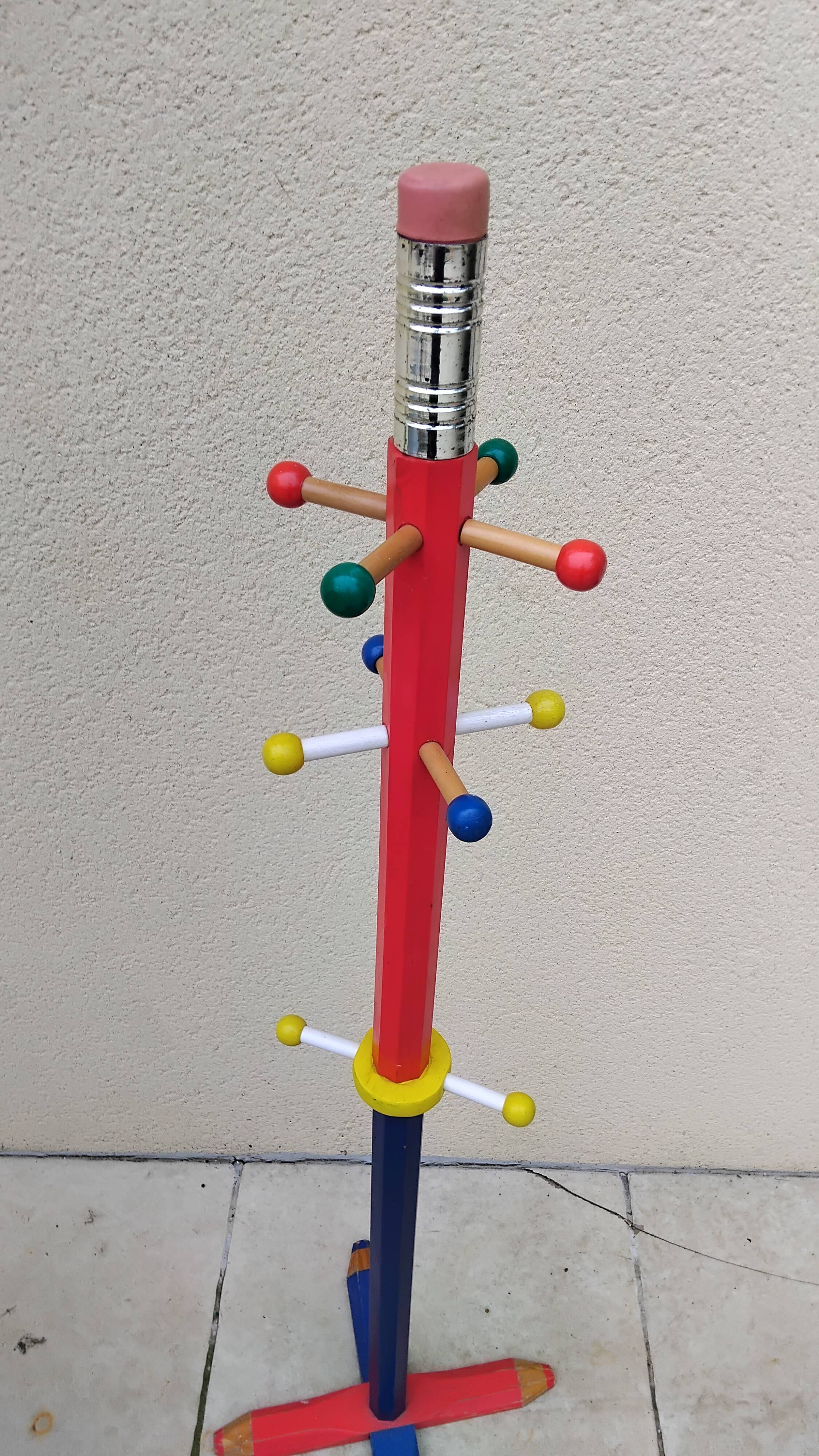 Porte manteau crayon Pierre Sala vintage