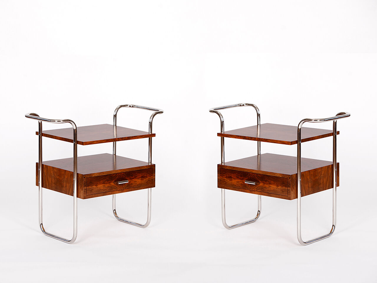 Contemporary Tubular Steel Sideboard Czech Functionalism Bauhaus