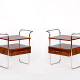 Contemporary Tubular Steel Sideboard Czech Functionalism Bauhaus