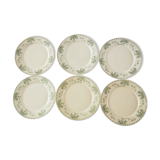 6 plates Terre de Fer Palmyra