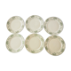 6 plates Terre de Fer Palmyra
