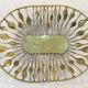 Vintage bronze fruit basket design austrian year 50