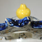 Gargoulette/Glazed terracotta jug/vintage/pitcher