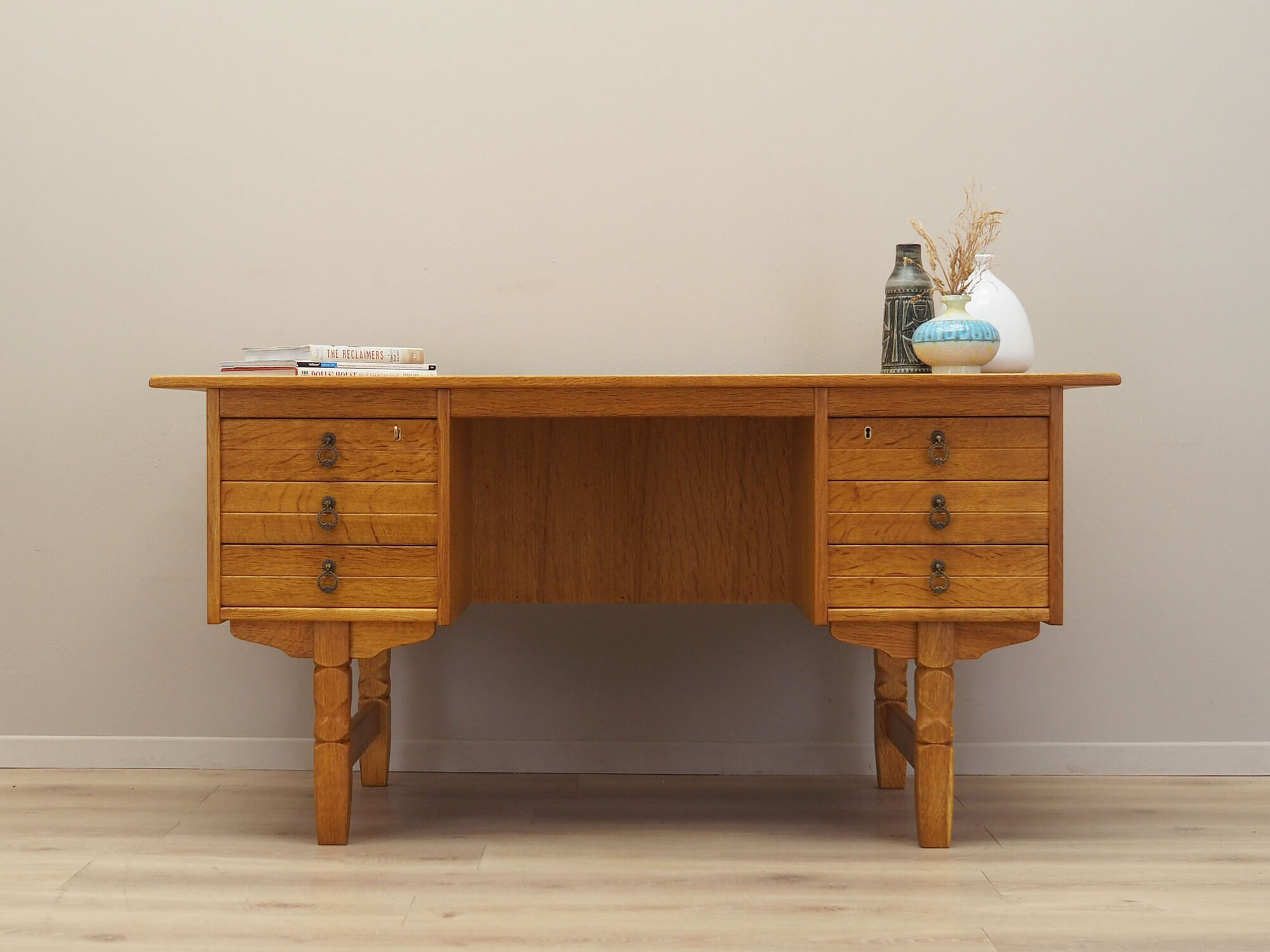 Oak desk, Danish design, 1960s