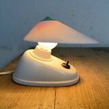 Vintage White Bakelite Table Lamp, 1950s