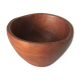 Asymmetrical teak bowl 60 years