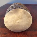 Chiseled Solid Silver Tea Box Vietnam