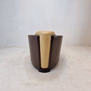 Set of 2 Calia Club or Lounge Chairs, Italy 1980's