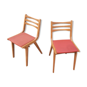 chaises compas vinatge