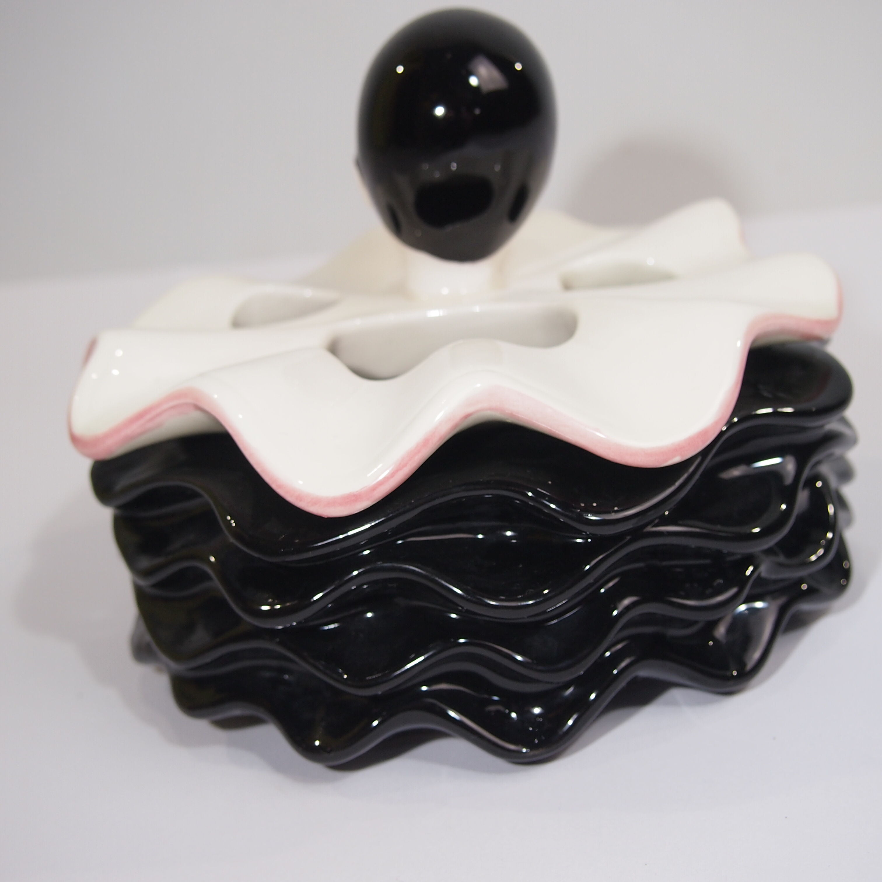 Pierrot earthenware /bathroom accessory/vintage