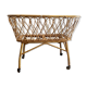 Berceau rotin vintage