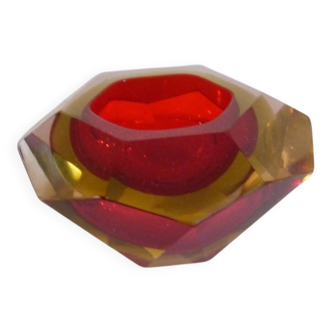 Murano glass ashtray by Flavio Poli