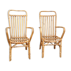 Paire de fauteuils en